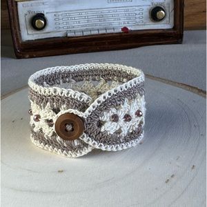 Handmade crochet bracelet